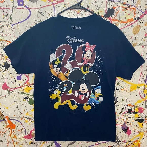 Disney 2020 Tee Shirt 🐭🎀🎇🎆 - Picture 1 of 2